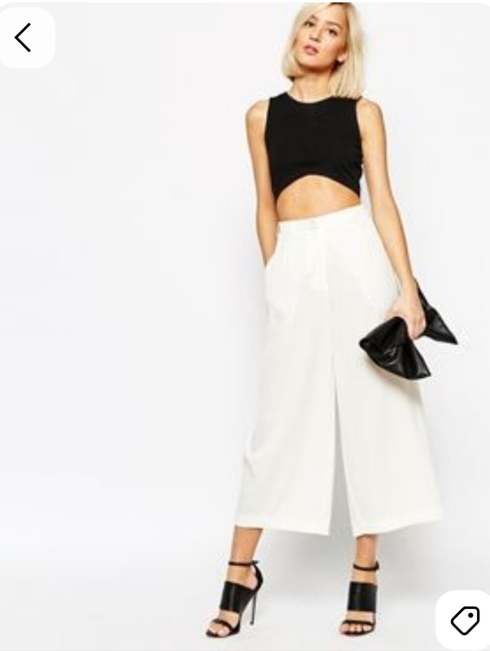 Tex by MaxAzria cropped midi Bermuda Pants minimalist contemporary 